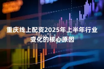 重庆线上配资2025年上半年行业变化的核心原因